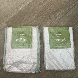 Martha Stewart Eyelet Accents White Pillow sham standard